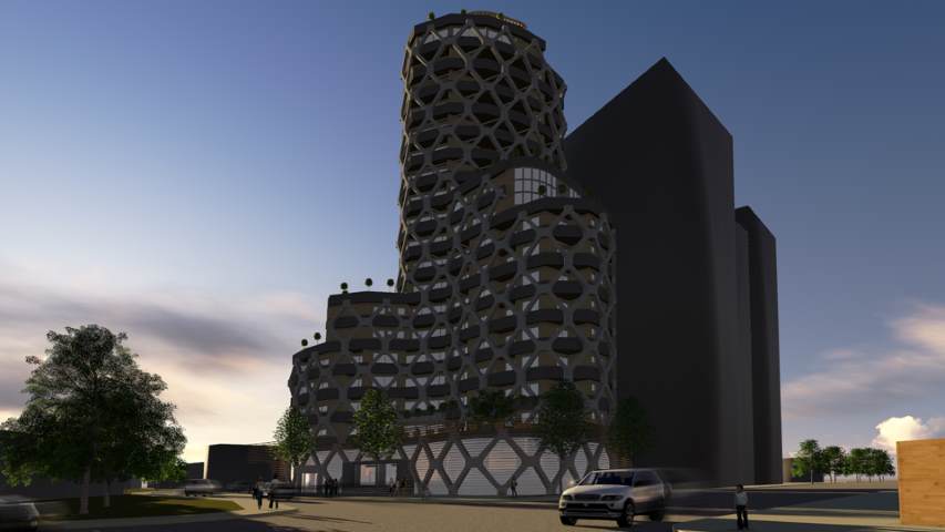 建筑塔楼Rhino犀牛模型下载