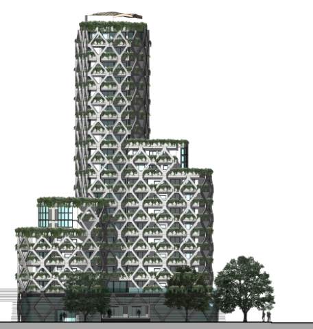 建筑塔楼Rhino犀牛模型下载