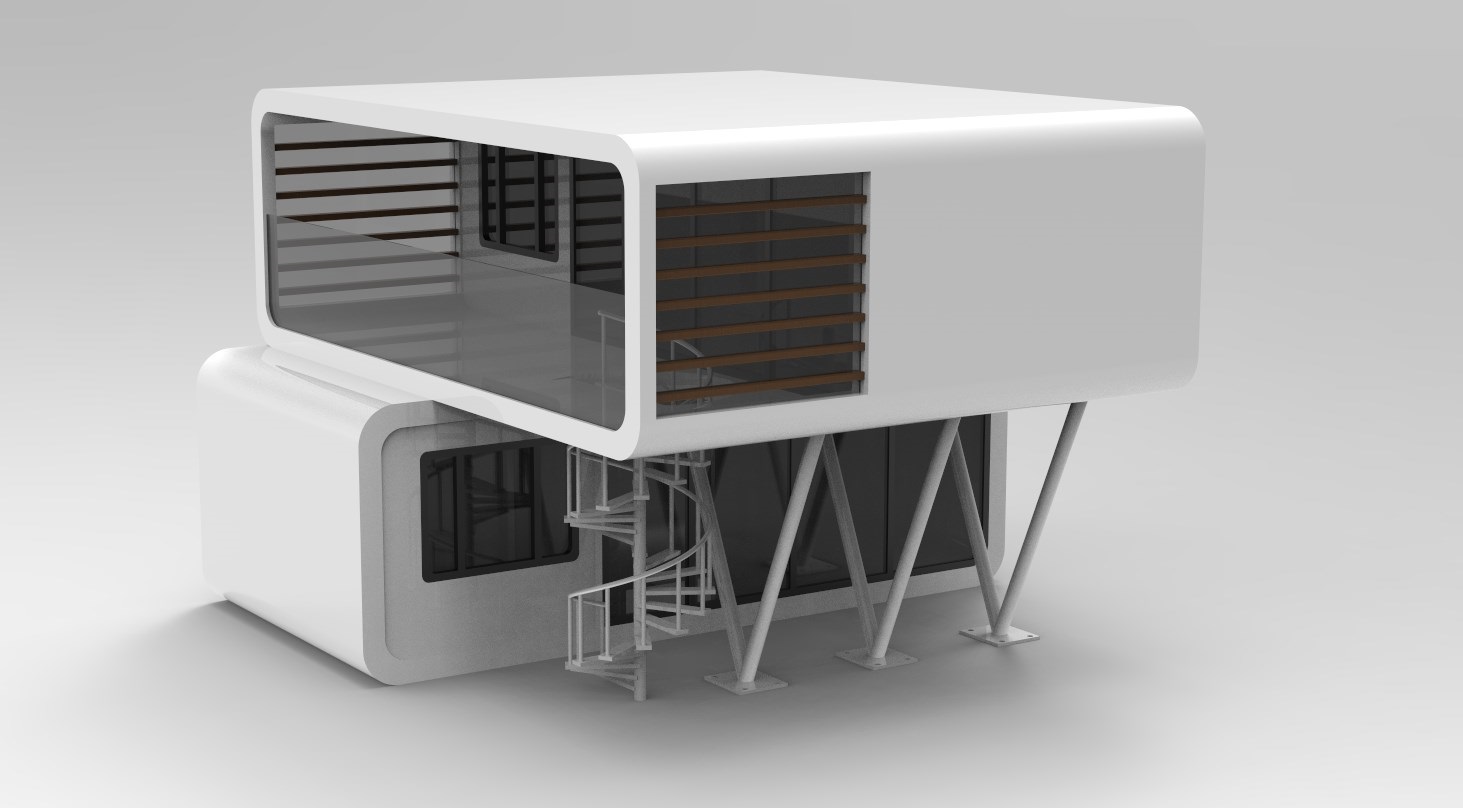 活动房屋Rhino犀牛模型下载