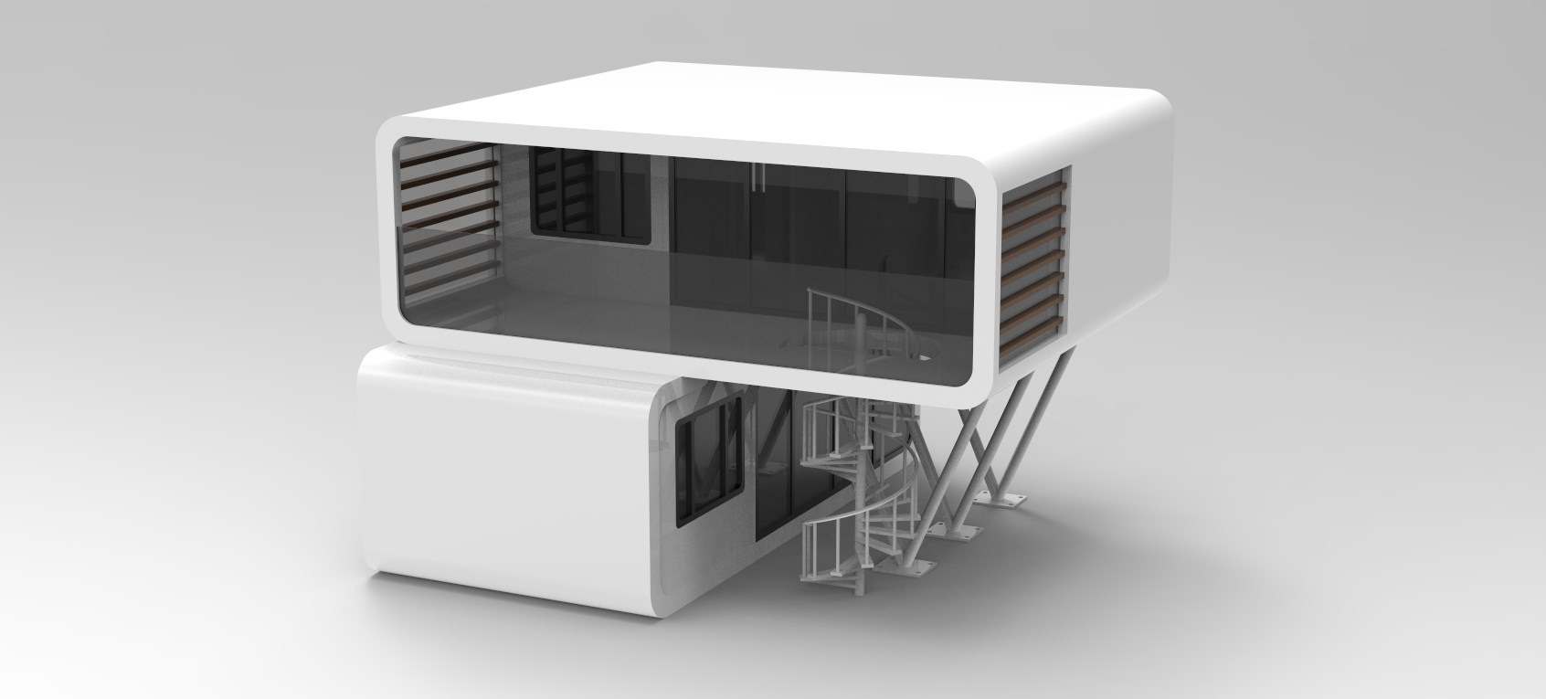 活动房屋Rhino犀牛模型下载