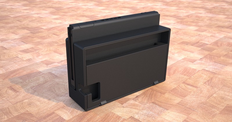 任天堂Nintendo-switch游戏机底座Rhino犀牛模型下载