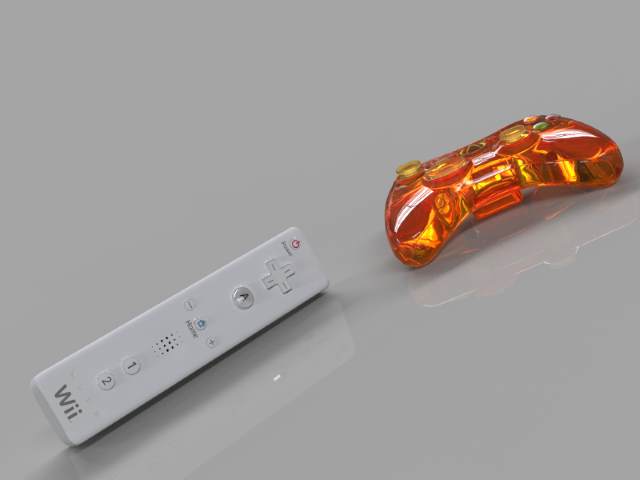 Wii手柄&Xbox手柄Rhino犀牛模型下载