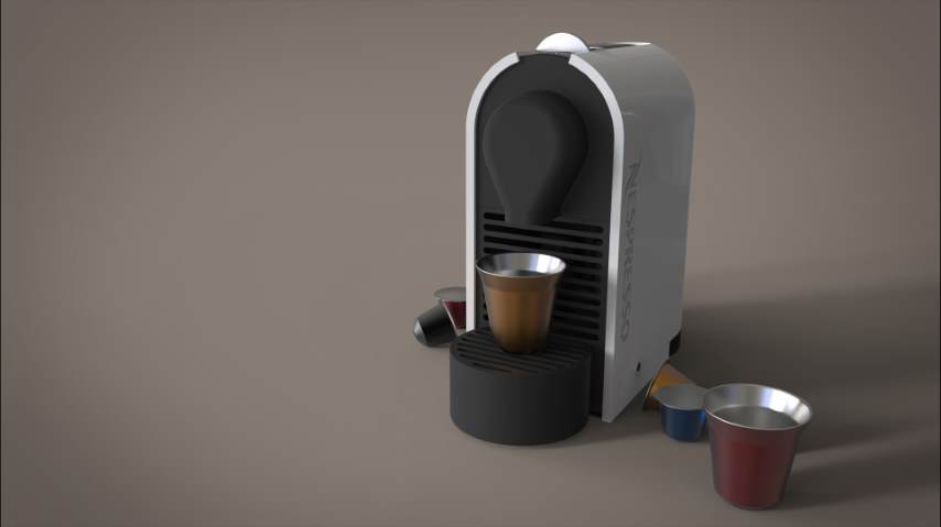 Nespresso咖啡机Rhino犀牛模型下载