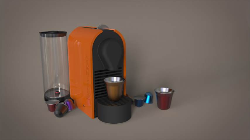 Nespresso咖啡机Rhino犀牛模型下载