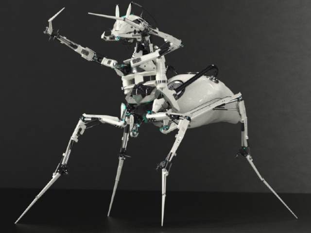 仿生机器蚂蚁Rhino犀牛模型下载