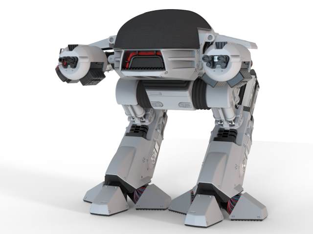 Ed209机器人Rhino犀牛模型下载