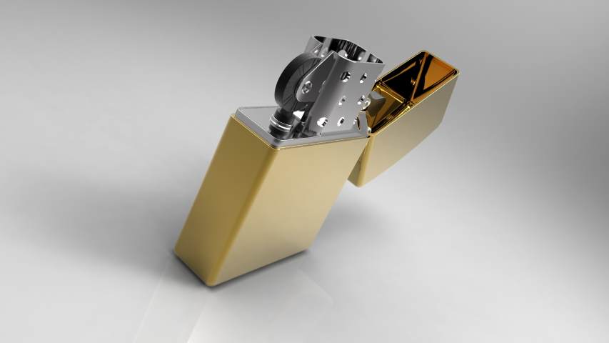 Zippo打火机Rhino犀牛模型下载