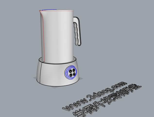 起泡器Rhino犀牛模型下载